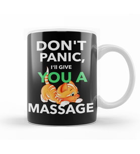Catshirt Don't Panic Cats Kupa Bardak Porselen