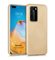 Microsonic Matte Silicone Huawei P40 Pro Kılıf Gold