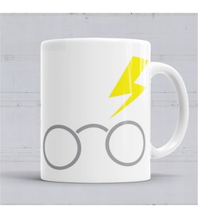 Harry  Potter Gözlüğü Kupa Bardak Porselen