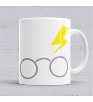 Harry  Potter Gözlüğü Kupa Bardak Porselen