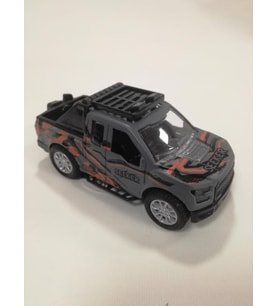 Fast Racer High Simulation Metal Çek Bırak Askeri Araba K137A25K GRİ