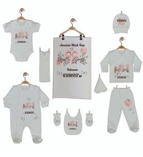 Pia Baby GL 1927 10 Parça İsme Özel Hastane Çıkışı