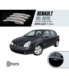 Renault Vel Satis Krom Kapı Kolu 4 Kapı 2002 Üzeri P, Çelik