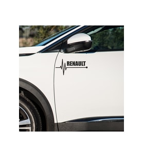 Renault Kangoo  kapı ayna altı 2 adet sticker - atatürk sticker hediyeli