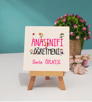 Anasınıfı Öğretmeni Hediye Dekoratif Taş Baskı 