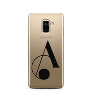 Samsung A8 Plus Harf Tasarımlı Telefon Kılıfı A-Harfi 