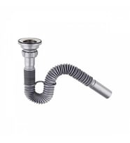 Paslanmaz Lavabo Lüx Evye Sifonu Lüx Körüklü Sifon 32 mm Donau 1 Adet