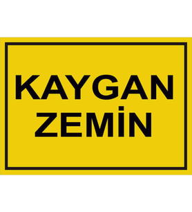 MIGNATIS - Kaygan Zemin Levhası - Sac Malzeme 25x35cm