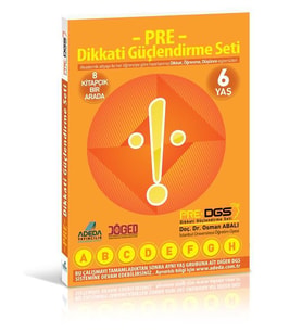 Pre Dikkati Güçlendirme Seti Anasınıfı - 6 Yaş - Osman Abalı