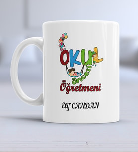 Okul Öncesi Öğretmeni Kupa Bardak