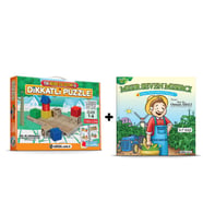 Adeda Dikkatli Puzzle 1. Kademe 2-7 Yaş İlk Adım + Mısır Seven Mısırcı