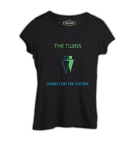 The Twins - Living for the Future Siyah Kadın Tshirt