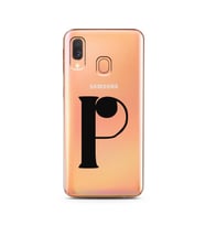 Samsung A40 Harf Tasarımlı Telefon Kılıfı P-Harfi 