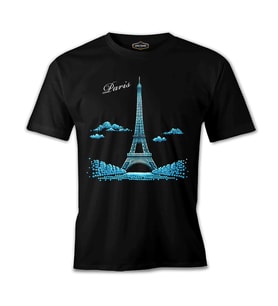 Parisian Siyah Erkek Tshirt
