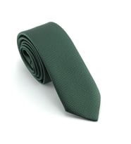 PİERRONİ Yeşil Oxford Desen Slim Kravat