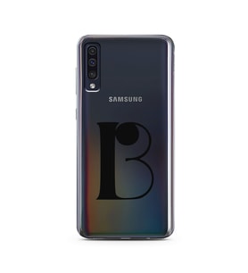 Samsung A50 Harf Tasarımlı Telefon Kılıfı B-Harfi 