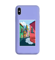 Lila Lansman Telefon Kılıfı Iphone XS