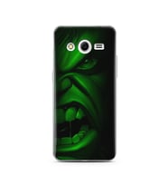 Hulk Tasarım Süper Şeffaf Silikon Telefon Kılıfı Samsung Core 2