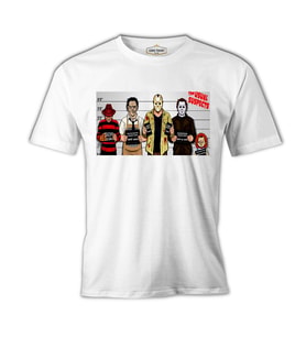 The Usual Suspects - Horror Beyaz Erkek Tshirt