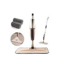 pazariz Sprey Mop + 3 Yedek Microfiber Bezli Deterjan Hazneli Paspas Tablet Mop