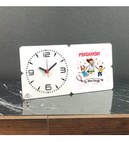 Pediatrist Ahşap Masa Saati