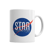 The Flash Star Labs Nasa Logo Kupa Bardak Porselen