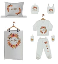 Pia Baby Gl 1929-06 İsme Özel Yastık Battaniye Zıbın Set