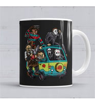 Skull Zombie Korku Kupa Bardak Porselen