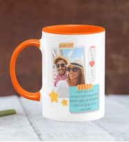 BK Gift Kişiye Özel Babalar Günü Temalı Turuncu Kupa Bardak 35379t