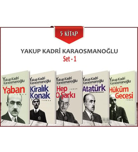 Yakup Kadri Karaosmanoğlu Seti 1 5 Kitap İletişim Yayınları