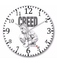Creed Duvar Saati Bombeli Gercek Cam
