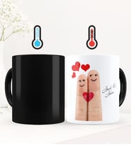 BK Gift Kişiye Özel Sevgili Temalı Sihirli Kupa Bardak - 84