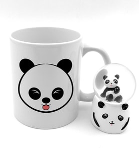 Arkadaşa Sevimli Panda Hediye Seti