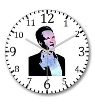 Barney Stinson Duvar Saati Bombeli Gercek Cam