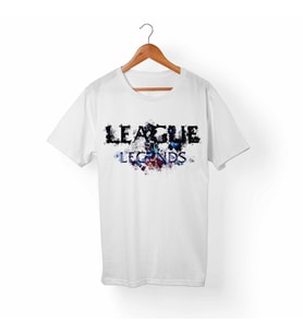League of Legends-LOL Beyaz Tişört
