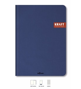 Kraft Ofis Defter Kareli Lacivert
