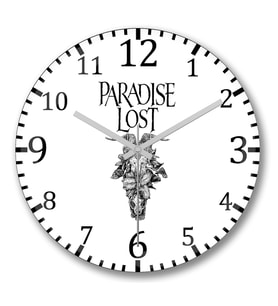 Paradise Lost Duvar Saati Bombeli Gercek Cam