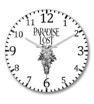 Paradise Lost Duvar Saati Bombeli Gercek Cam
