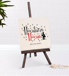 BK Gift Kişiye Özel Hocaların Hocası Şovaleli Doğal Taş-1 (Beyaz)