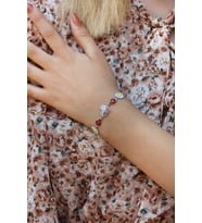 Kalp Model Bayan Gümüş Bileklik