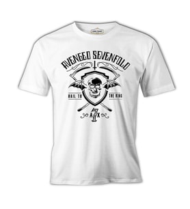 Avenged Sevenfold - Hail to the King Beyaz Erkek Tshirt