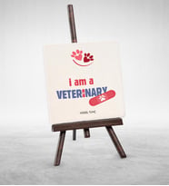 BK Gift Kişiye Özel Mesleki Veteriner Hekim Şovaleli Doğal Taş  1