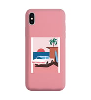 Pudra Lansman Telefon Kılıfı Iphone XS