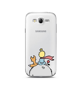 Küçük Prens Tasarım Süper Şeffaf Silikon Telefon Kılıfı Samsung Grand Neo