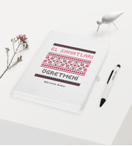 BK Gift Kişiye Özel El Sanatları Öğretmeni Temalı Beyaz Defter Kalem Hediye Seti - 1