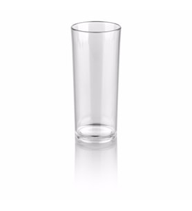 Plastport Kırılmaz Kokteyl Bardağı - Şeffaf 320 ml - 24 Adet (Sedef)