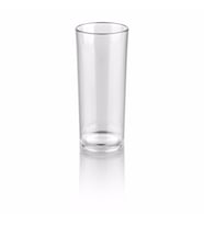 Plastport Kırılmaz Kokteyl Bardağı - Şeffaf 320 ml - 24 Adet (Sedef)