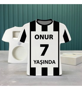 Tişört Açacaklı Hediyelik Magnet - Forma Magnet - Doğum Günü Taraftar Beşiktaşlı Magnet