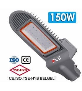 150W Led Yol Sokak Armatür DLS Park Bahçe Çevre Site Bina Dış Mekan Lamba Aydınlatma Ledli Sokak Armatürü