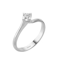 Sirius D Renk 0,23 Karat Pırlanta Tektaş Yüzük 0717R0151